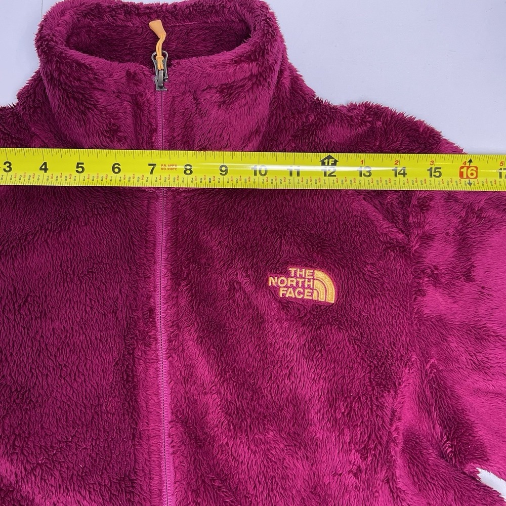 The North Face Women's Small Pink Magenta Orange Osito Jacket Fleece Full Zip - Picture 6 of 11